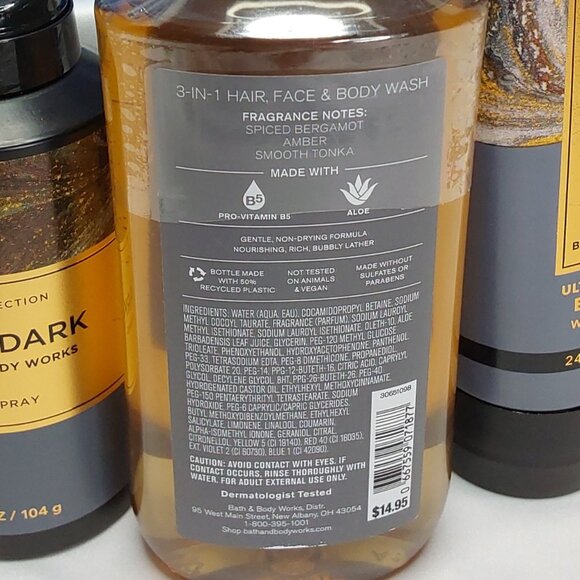 BATH & BODY WORKS 'AFTER DARK' 3-PIECE GIFT SET BODY WASH, LOTION & SPRAY MIST - Picture 10 of 16